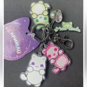Aphmau Exclusive MeeMeows Keychain Set - White and Pink